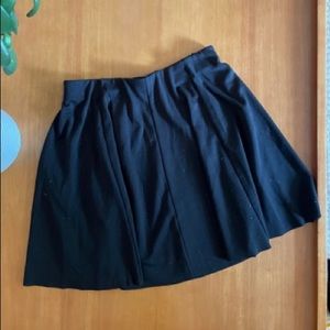 Black skater skirt